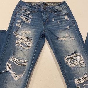 Classic Rise Destroyed Straight Jean